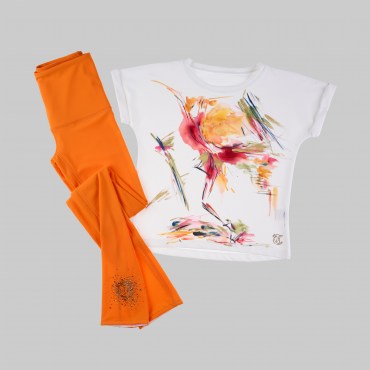 Thuono_new_handpainted_collection_high waist linx leggins_voror orange caracas_T-5